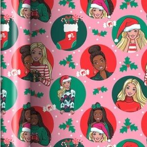 BARBIE GIFT WRAP 3 ROLLS